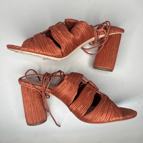 Loeffler Randall Teresa Lace Up Sandal Size 10 - Picture 3 of 9